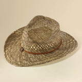 Boho Charm Accent Band Breathable Woven Western Cowboy Summer Fedora Sun Hat