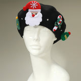 Christmas Decoration Fuzzy Beret Hat