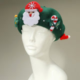 Christmas Decoration Fuzzy Beret Hat