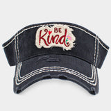 Be Kind Vintage Visor Hat