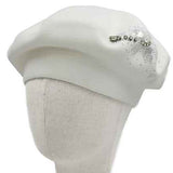 Decorative Sequin Rhinestone Embellished Winter Beret Hat