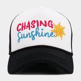 CHASING SUNSHINE Mesh Back Trucker Hat