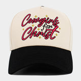 Cowgirls for Christ Embroidered Baseball Hat