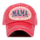 MAMA Patch Vintage Baseball Cap