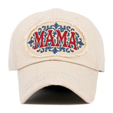MAMA Patch Vintage Baseball Cap