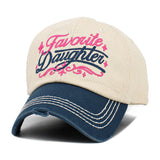 FAVORITE DAUGHTER Embroidered Vintage Baseball Cap
