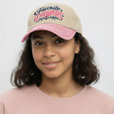 FAVORITE DAUGHTER Embroidered Vintage Baseball Cap