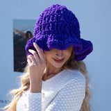 Plain Chunky Crochet Bucket Hat