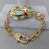 Turquoise Beaded Choker