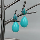 Turquoise Teardrop Earrings
