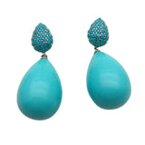 Turquoise Teardrop Earrings