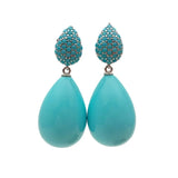 Turquoise Teardrop Earrings