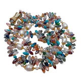 Pearl Gem Stone Necklace