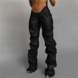 Lunar Flux Metallic Stacked Pants - AfterAmour