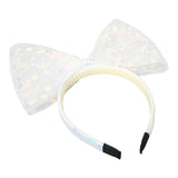 Oversized Sequin Bow Accent Headband