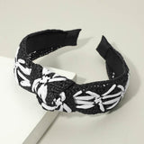 Woven Contrast Knot Headband