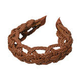 Wide Intricate Braided Wide Headband