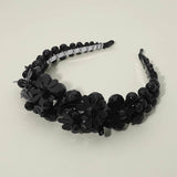 Floral Beaded Statement Headband