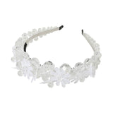 Floral Beaded Statement Headband