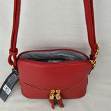 Plaid Accent Crossbody Bag with Adjustable Shoulder Strap