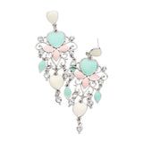 Heart Chandelier Earrings