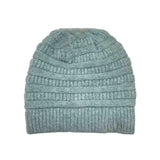 Fuzzy Lined Mixed Soft Yarn C.C Beanie
