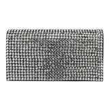 Bling Studded Evening Clutch Crossbody Bag