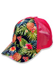 C.C Tropical Cross Band Mesh Back Trucker Cap