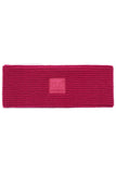 C.C Solid ribbed knit headwrap with C.C rubber patch