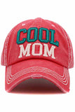 COOL MOM Washed Vintage Baseball Cap