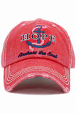 HOPE ANCHORS THE SOUL VINTAGE CAP