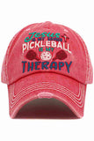 JESUS IS MY SAVIOR PICKLEBALL Vintage Baseball Cap