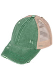 C.C Women's Baseball Ponytail Cap