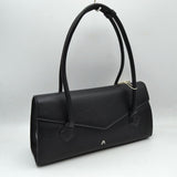 Minimalist Structured Shoulder Bag with Envelope Flap