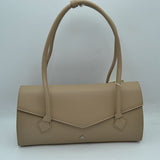 Minimalist Structured Shoulder Bag with Envelope Flap