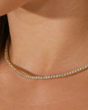 Cynthia 2MM Tennis Necklace