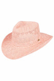 C.C Women's Horseshoe Lace Knitting Cowboy Hat