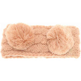 KIDS Solid Double Pom C.C Head Wrap