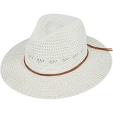 C.C Women's Cotton Knitted Panama Hat Sun