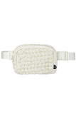 C.C Quilted Puffer Fanny Pack