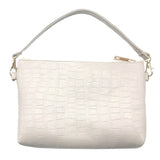 Faux Croc Patterned Tote Bag