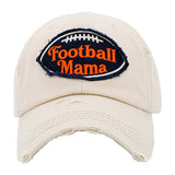 Football Mama Vintage Baseball Cap