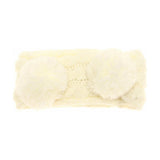 KIDS Solid Double Pom C.C Head Wrap