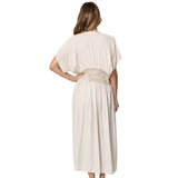 Lace Trim Long Cover Up Poncho