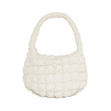 Quilted Puffer Tote Shoulder Bag