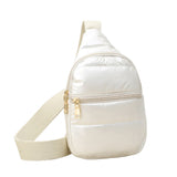 Solid Puffer Mini Sling Bag