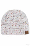 C.C Confetti Cable Knit Beanie
