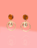 Fey Brown Small Celestial Hoops