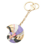 Enamel Snail Keychain
