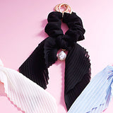 Pearl Pointed Stretch Ribbon Keychain / Bracelet / Scrunchie Hairband